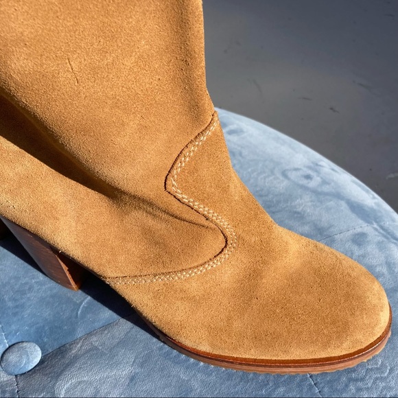Ganni Suede Ankle Boots - Picture 10 of 16